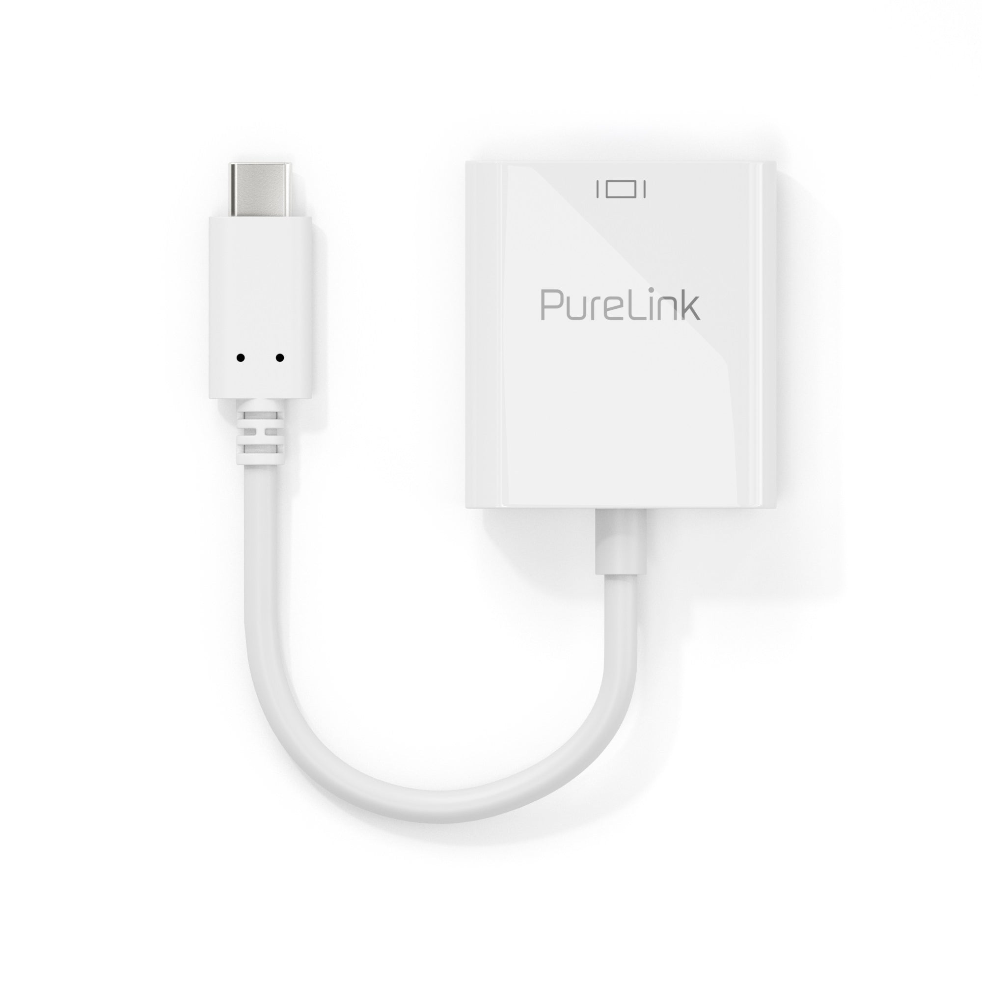 PureLink USB-C auf VGA Adapter - 1200p - iSerie - weiß - 0,10m PureLink USB-C auf VGA Adapter - 1200p - iSerie - weiß - 0,10m